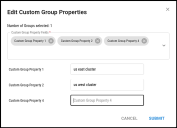 Custom Group Properties - Edit Custom Group Properties Window